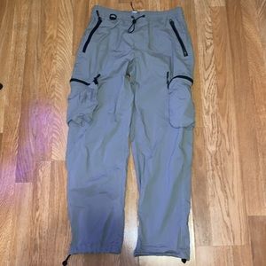 These pants it have a cologne stain on them by accident.